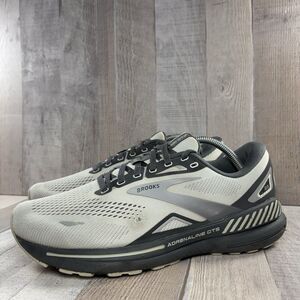 Brooks Adrenaline GTS 23 Mens 10 Extra Wide Running Shoes Athletic Sneakers Gray
